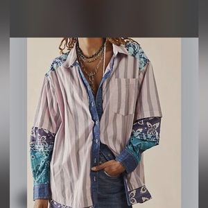 NWOT Free People Wild Dunes Button Down
Size Large